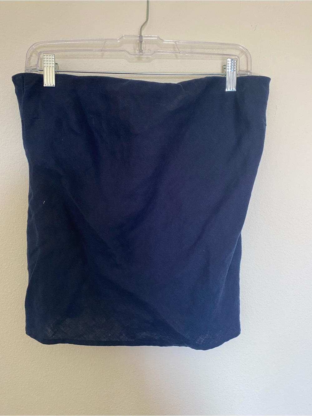 Quince Dark Navy Strapless Tube Top